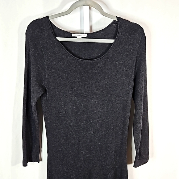 Isaac Mizrahi Black Long Knit Dress Sz S - Picture 3 of 8